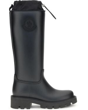 Moncler Kickstream High Rain Boots - Black