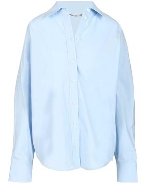 Alexander Wang Shirt With Removable Logo Tag - Blue