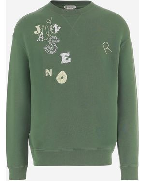 JW Anderson Cotton Sweatshirt - Green