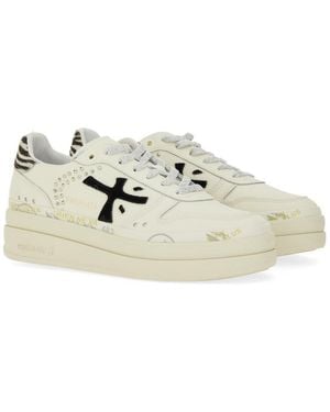 Premiata Micol Sneaker Calf Leather Sneakers - White