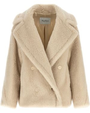 Max Mara 'Alcuno' Coat - Natural