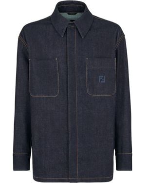Fendi Jacket Selleria Giacca - Blue