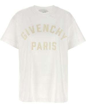 Givenchy Logo-Embroidered T-Shirt - White