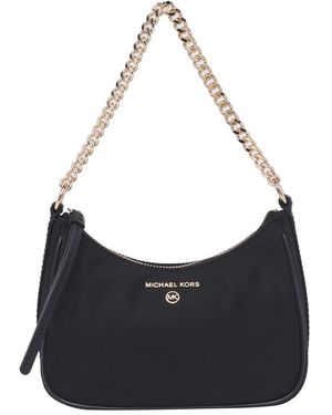 MICHAEL Michael Kors Jet Set Charm Small Logo Shoulder Bag in Brown Lyst