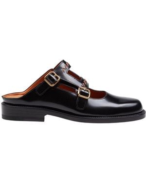Marni Moccasin Sabot - Black