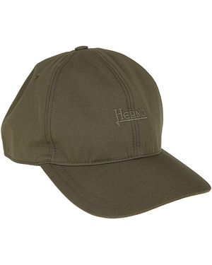 Herno Cotton Baseball Cap - Green