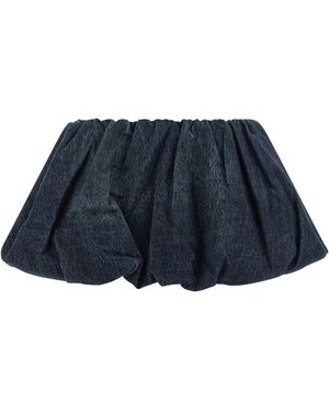 DIESEL Balloon Denim Mini Skirt - Blue