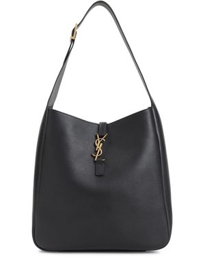 Saint Laurent Ysl M.Bag Hobo 5A7 Queens Calf in Brown | Lyst