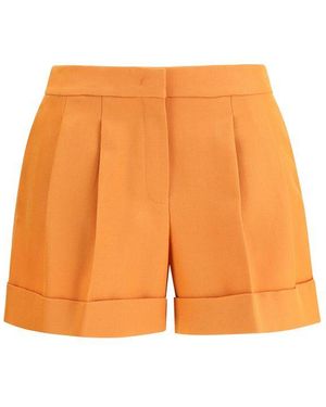 Fendi Orange Wool Oves Aries Bermuda Shorts