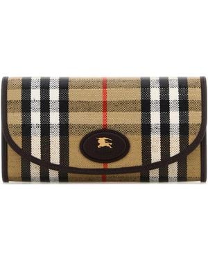 Burberry Ls Highlands Wallet Www - Multicolour