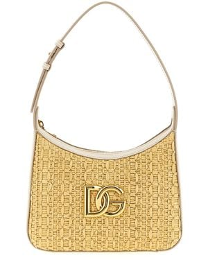 Dolce & Gabbana Crochet Shoulder Bag - Metallic