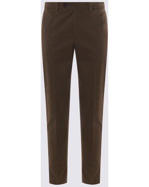 Incotex Cotton Pants - Brown