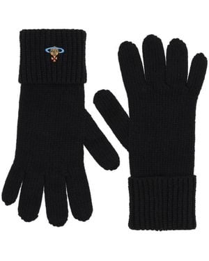Vivienne Westwood Wool Gloves - Black