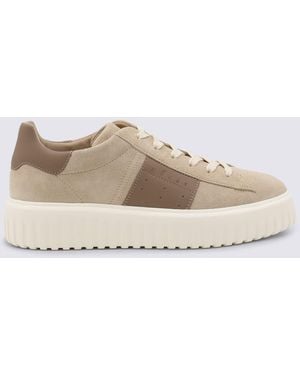 Hogan Leather Trainers - Natural