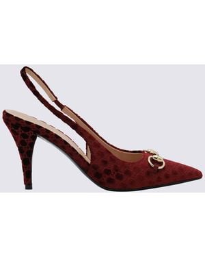 Gucci Dark Pumps - Red