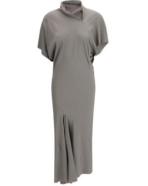 Rick Owens Acetate Casual Dress - Grey