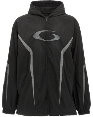 Balenciaga 'Tracksuit Loop Sports Icon Ampia' Jacket - Black