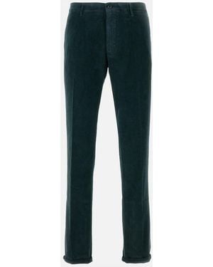 Incotex Velvet Trousers - Blue