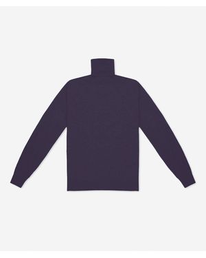 Larusmiani Turtleneck Sweater Pullman Sweater - Blue