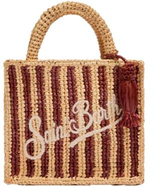 MC2 Saint Barth Handbag Vanity Mini Raffia Handbags - Pink