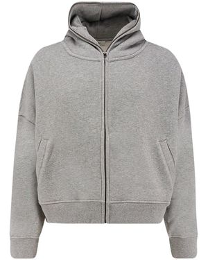 Entire studios Eternal Zip Cottton Sweatshirt - Gray