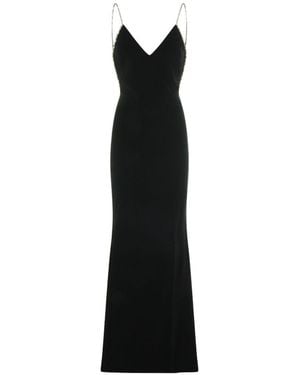 Tom Ford Crystal-Embellished Backless Dress - Black