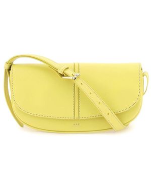 A.P.C. Half-moon Betty Shoulder Bag - Yellow