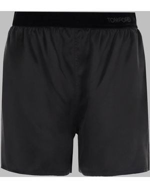 Tom Ford Silk Shorts - Black