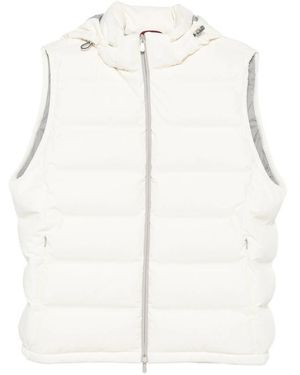 Brunello Cucinelli Neutrals Jackets - White