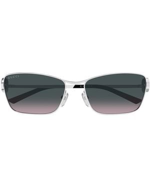 Gucci Gg2045S Linea Emblem Metallo/Iniettato Sunglasses - Gray
