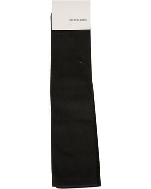 Golden Goose Ribbed Ankle Socks - Black