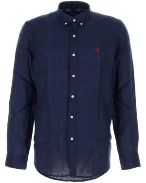 Polo Ralph Lauren Linen Shirt - Blue