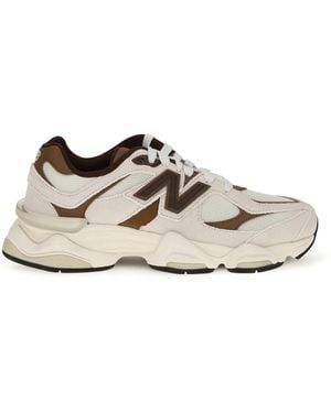 New Balance 9060 Sneakers Breakfast Tea - White