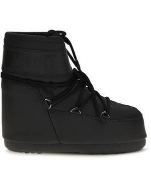 Moon Boot Icon Low Rubber Boots - Black