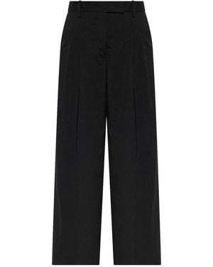 By Malene Birger Taalia Pleated Trousers - Black
