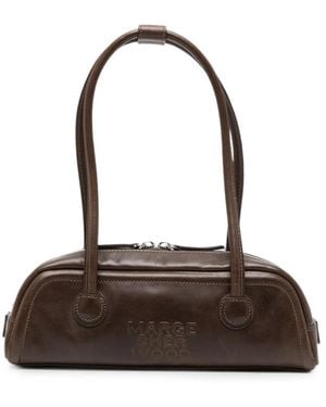 Marge Sherwood Soft Boston Ew Leather Tote Bag - Brown