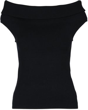 TOTEME Double-Knit Top - Black