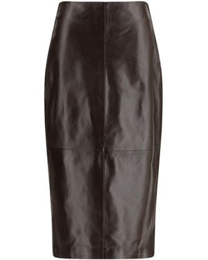 Arma Meeka Palermo Skirt Leather - Brown