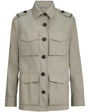 Brunello Cucinelli Elegant Mini Coat - Grey