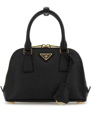 Prada Leather Handbag - Black