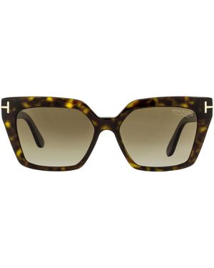 Tom Ford Tf1030 Winona Polarized Sunglasses 52H 53Mm Ft1030 Plastic (Acetate) - Black