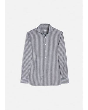 Doppiaa Aalassio French Collar Shirt - Gray