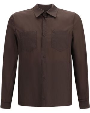 Herno Technical Shirt Polyamide - Brown