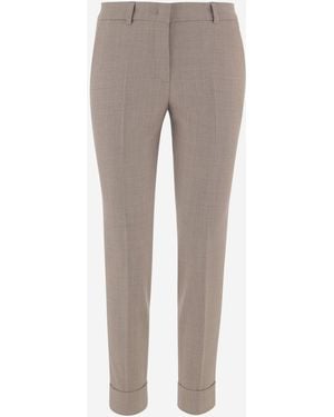 Ql2 Trousers Margot Stretch Wool - Grey