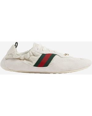 Gucci Sneakers Shift Leather Sneakers - White