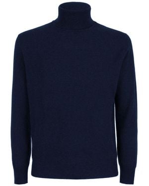 Kangra Wool And Cashmere Jumper - Blue