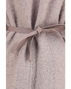 Rick Owens Dracucollar Belted Coat - Pink