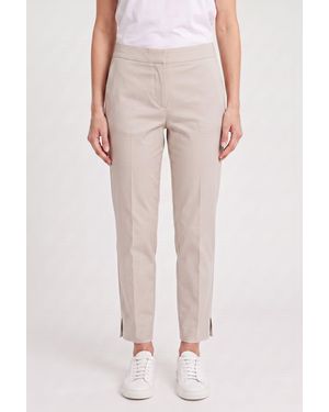 Brunello Cucinelli Cotton Cropped Pants - Pink