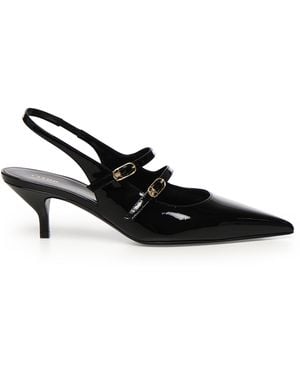 Celine With Heel Calf - Black