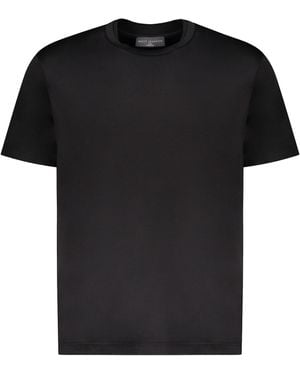 Brett & Sons Silk And Cotton T-Shirt - Black